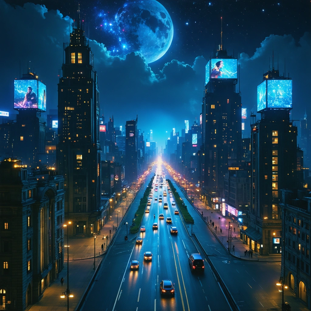 Футуристический город