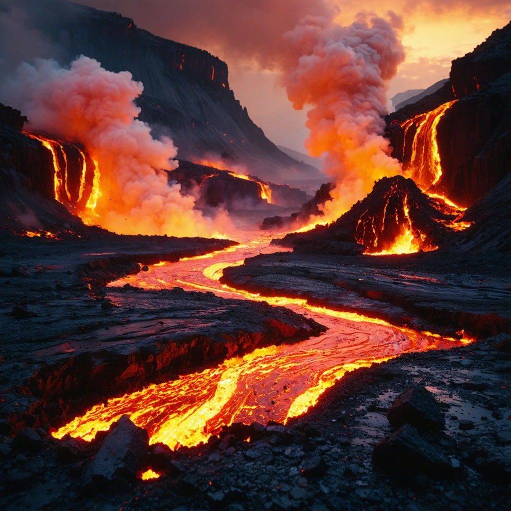 Вулканический пейзаж